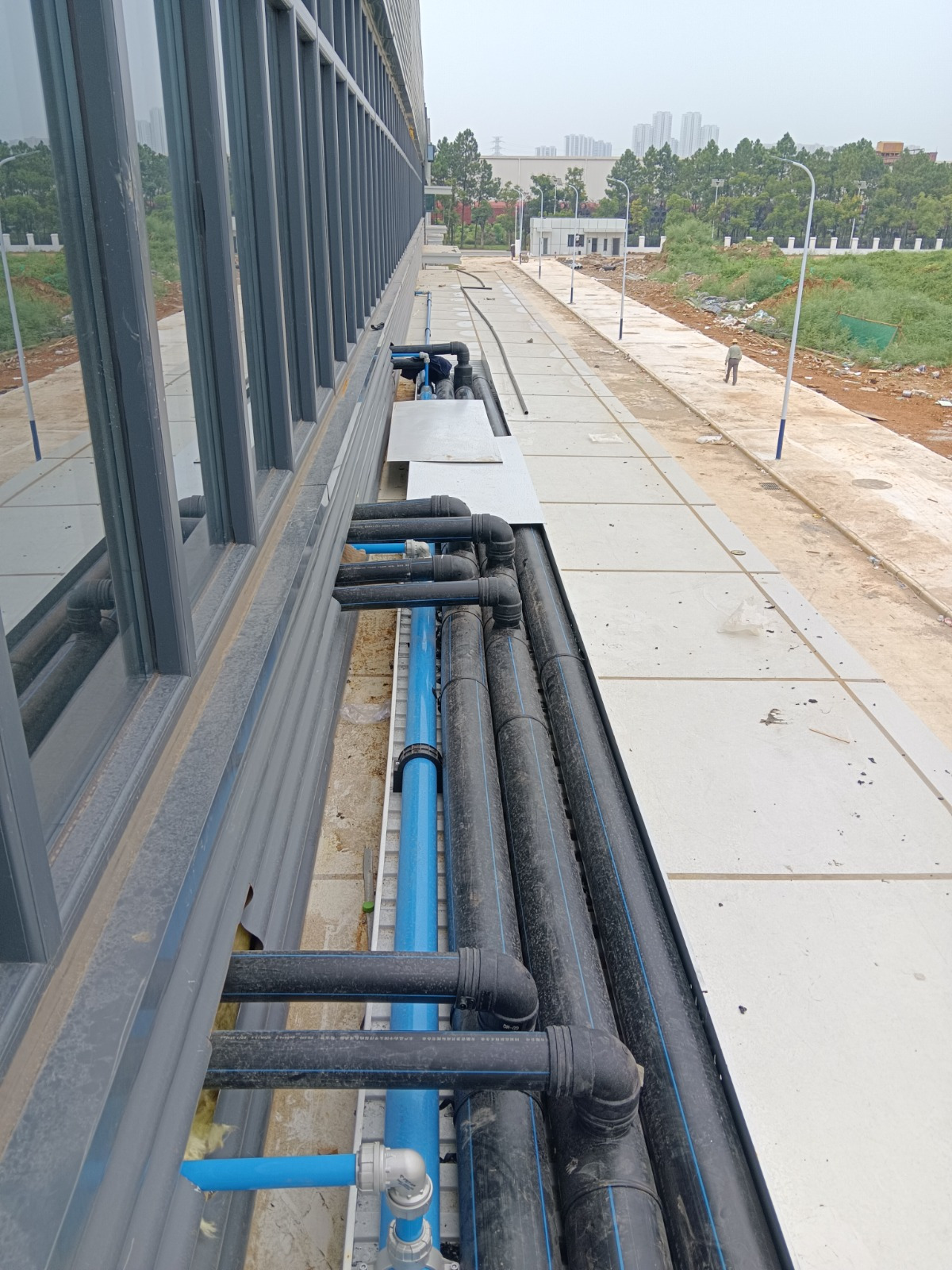 Air reticulation piping installation